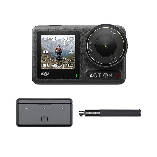 DJI Osmo Action 4 Adventure Combo - Action Cam Impermeabile 4K/120fps