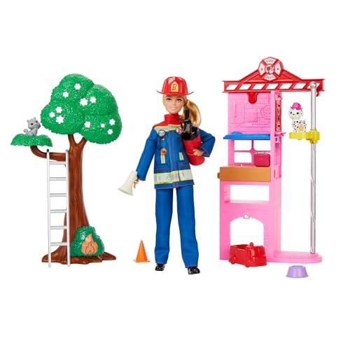 Barbie Carriere - Vigilessa del Fuoco Playset