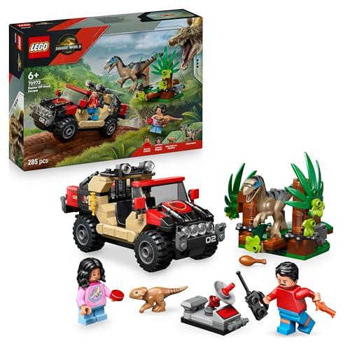 LEGO Jurassic World Fuga dal Raptor sul Fuoristrada 76972