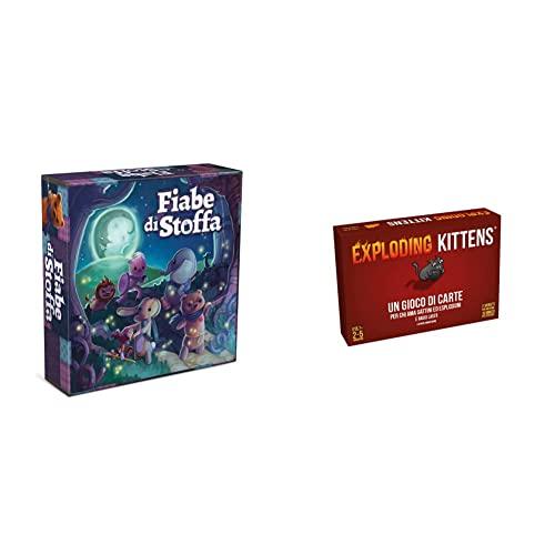 Asmodee - Fiabe di Stoffa & Exploding Kittens - Bundle Giochi da Tavolo