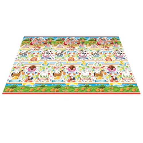 Tappeto Maxi Amici Fattoria 200 X 150cm