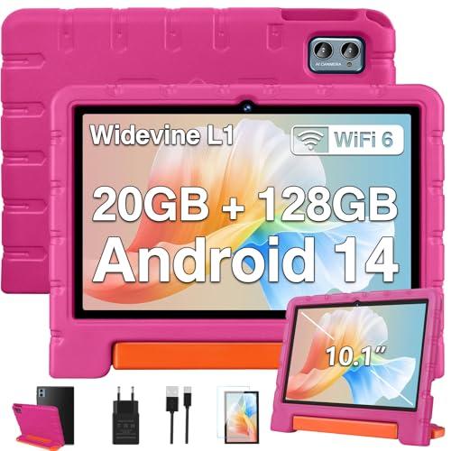 ZIOVO Tablet 10 Pollici Android 14 per Bambini - Rosa