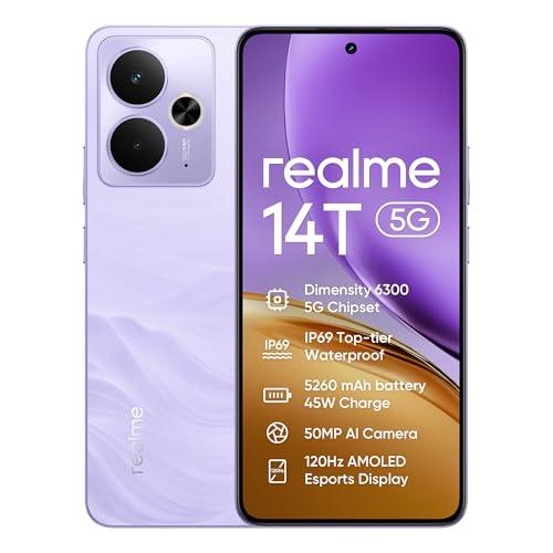 Realme 14T 5G Lightning Purple - Smartphone Rugged con Prestazioni al Top
