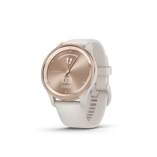 Garmin vívomove Trend Smartwatch Ibrido Peach Gold & White