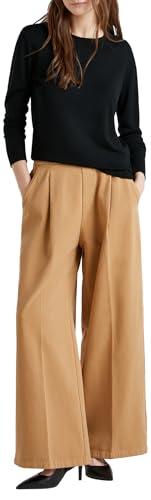 United Colors of Benetton Maglia Girocollo Manica Lunga Donna - Eleganza Quotidiana in Viscosa e Seta