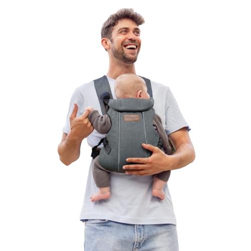 Jané Dual Marsupio Porta Bebè Ergonomico Grigio