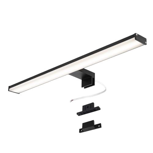 Alpinaluz Applique LED da Specchio Nera 50cm 12W 4000K IP44