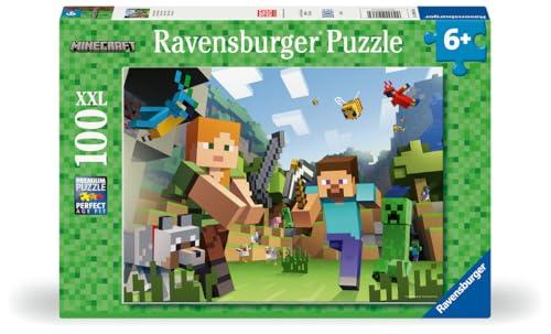Ravensburger Puzzle XXL Minecraft - 100 Pezzi per Bambini