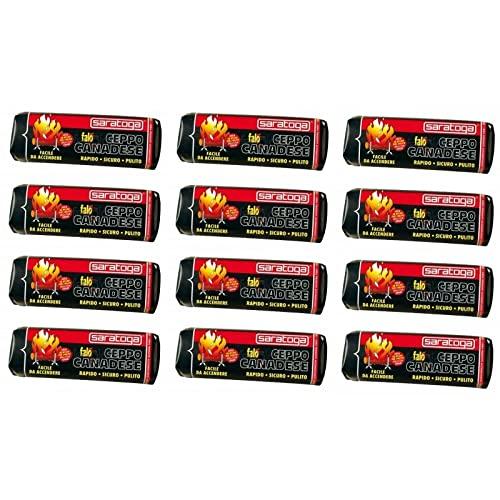Tronchetto Accendifuoco Saratoga - Stok - 1100g (Confezione da 12)