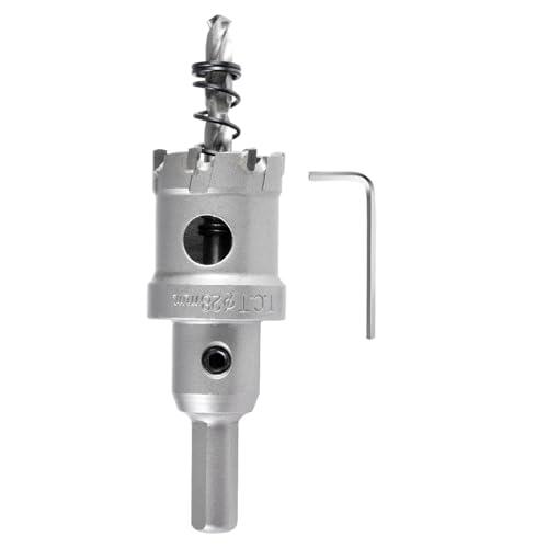 KATUR Sega a Tazza TCT 28mm per Metallo Duro, Acciaio Inox, Metallo, Ferro, Lega, Rame, Legno