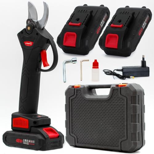Forbici da Potatura Elettriche con 2 Batterie 48V e Valigetta - 081 Store
