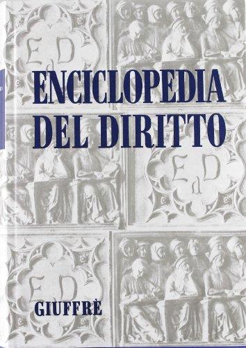 Enciclopedia Del Diritto.: Vol. 5