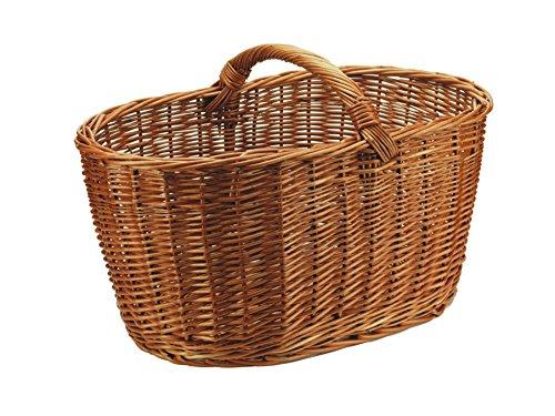 Linea Garden Friend Cesto di Vimini Portalegna, Marrone, ‎65 x 42 x 43 cm; 2 kg