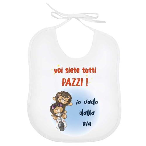 La Ruotante Bavaglino in 100% cotone zia speciale miglior super progress chiedi festa bavetta regalo nascita (4)