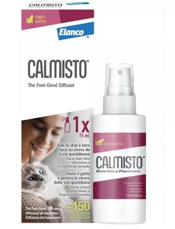 Calmisto Gatto Spray - Aiuto Naturale Contro lo Stress - 75ml