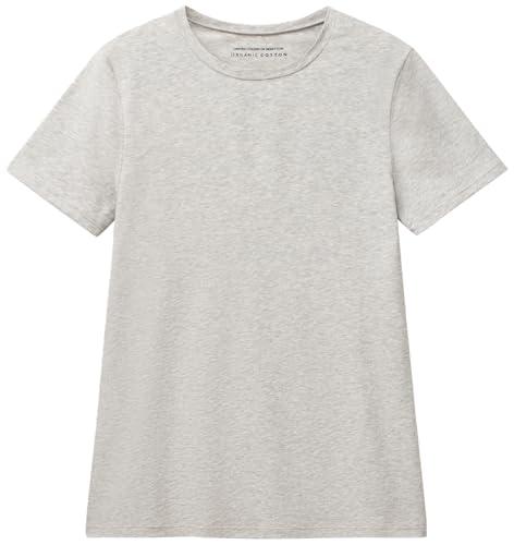 United Colors of Benetton T-Shirt Grigia in Cotone Organico Stretch
