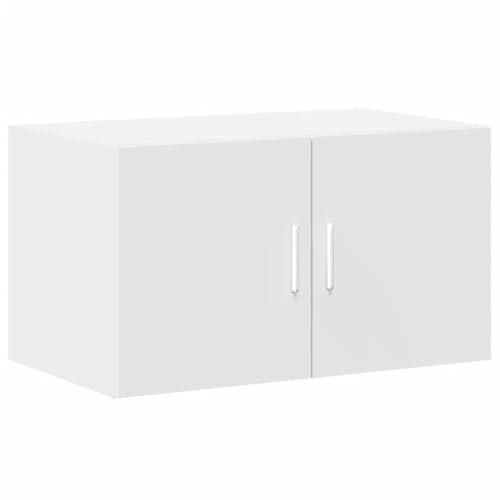 vidaXL Mobile a Parete Bianco in Legno Multistrato 70x42,5x40 cm