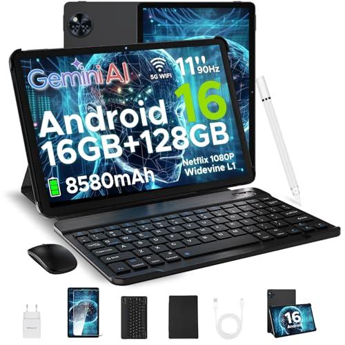 DOOGEE U11 Tablet Android 16, 11 Pollici, 16GB+128GB, Tastiera, Penna, Mouse e Custodia Inclusi