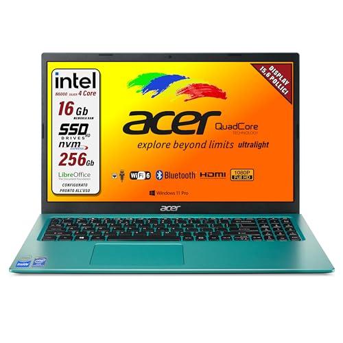Acer Aspire Notebook - Intel N6000, 16GB RAM, 256GB SSD, 15.6