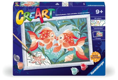 Ravensburger CreArt Serie D: Pesci Innamorati - Dipingi con i Numeri