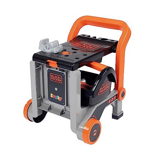Smoby Black+Decker Carrello + Banchetto 3 in 1
