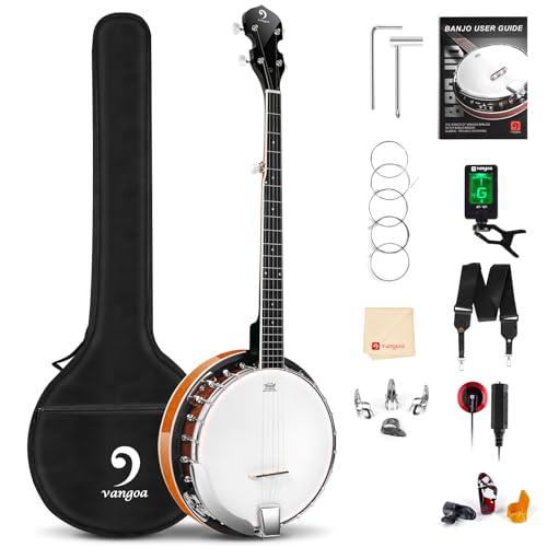 Vangoa Banjo a 5 Corde con Remo: Kit Completo per Principianti