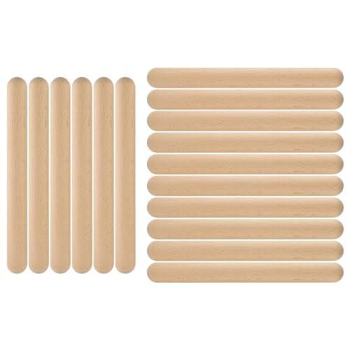 CHEUKYIU Set di 16 bastoncini in legno tibetano da 20 cm