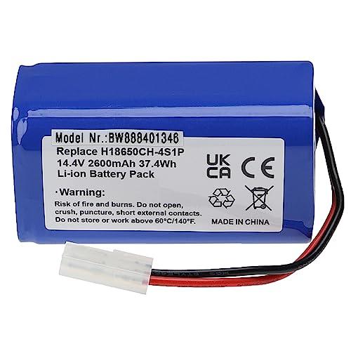 Batteria di ricambio vhbw per aspirapolvere Xiaomi H18650CH-4S1P (2600mAh, 14.4V, Li-Ion)