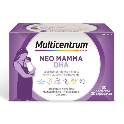 Multicentrum Neo Mamma DHA Integratore Multivitaminico per Neo Mamme