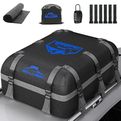 Rymopuey Box Tetto Auto 566L Pieghevole Impermeabile con Cinghie