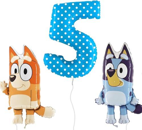 Toyland® Bluey & Bingo Foil Balloon Pack - Decorazioni per Feste