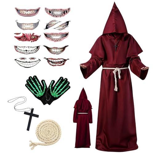 Costume da Monaco Medievale per Adulti - Perfetto per Halloween e Carnevale