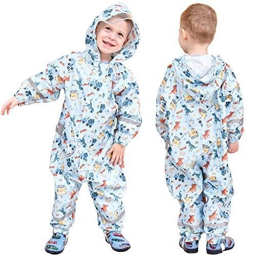 Fewlby Tuta Impermeabile Bambini con Cappuccio