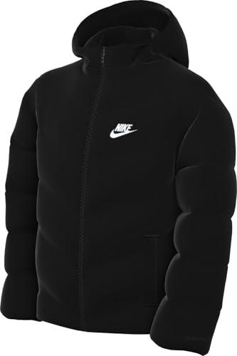 Nike Tf ADP Puffer Giacca, Black/White, 146-152 Unisex-Bambini e Ragazzi