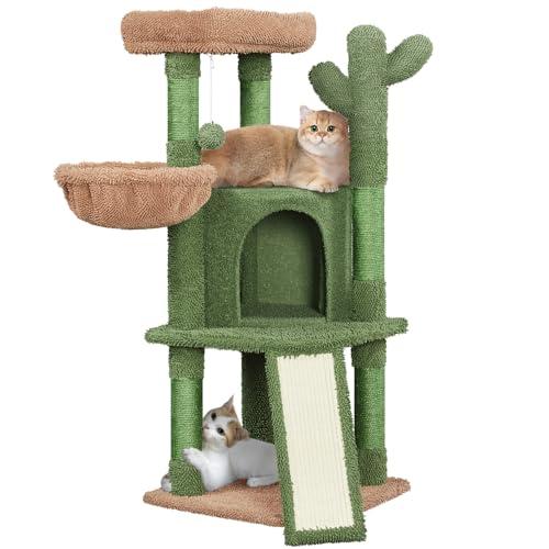 Yaheetech Albero Tiragraffi per Gatti a Forma di Cactus