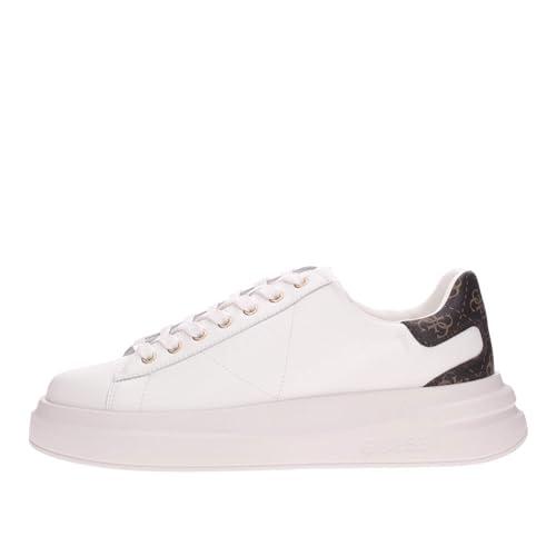 GUESS Elba CARRYOVER, Sneaker Uomo, Bianco