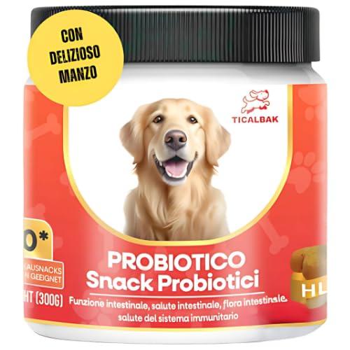 Ticalbak Probiotici per Cani - Supporto Digestivo e Immunitario Avanzato