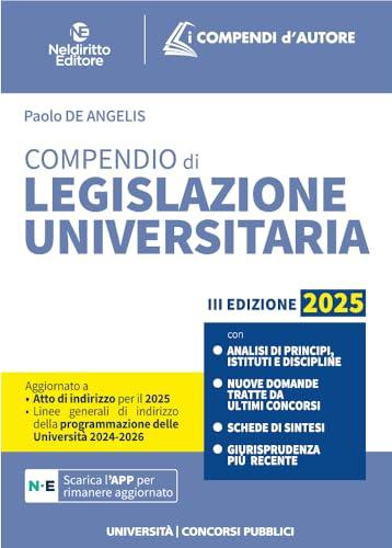 Compendio di Legislazione Universitaria 2025 - Neldiritto Editore
