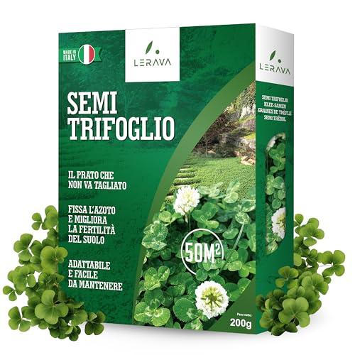 LERAVA® Trifoglio Nano semi prato [Non Richiede Taglio] - 50m² - 200g