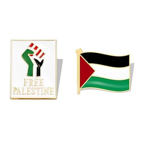 Spille con Bandiera Palestinese - Set da 2
