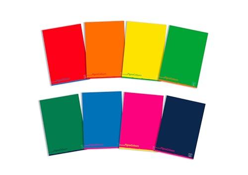 Pigna Maxi Quaderni Colours A4 - Righe Prima e Seconda Elementare - Pacco da 10