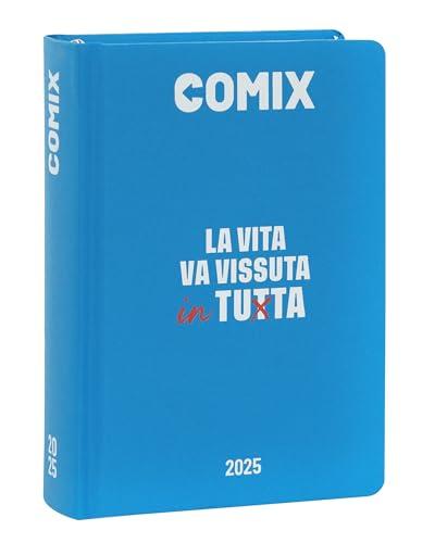 COMIX - Diario Giornaliero 16 Mesi Azzurro 2024-2025