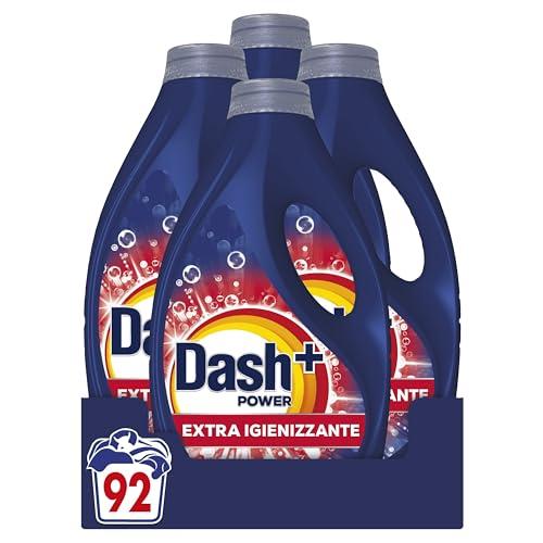 Dash Power + Extra Igienizzante, Detersivo Liquido Lavatrice, 92 Lavaggi