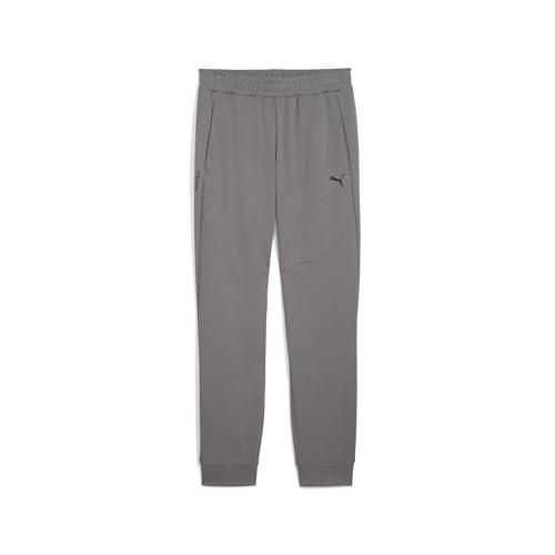 PUMA PUMATECH Pants Dk cl, Pantaloni Lavorati a Maglia Uomo, Cast Iron