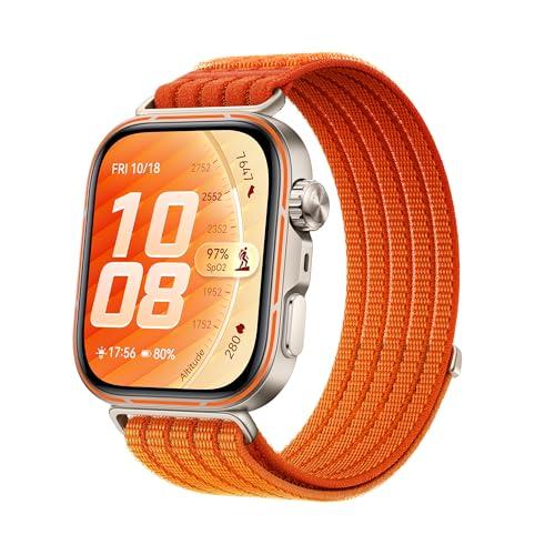HUAWEI WATCH FIT 5 Pro Smartwatch, GPS, ECG, 1,92'' Display FullView e Vetro Zaffiro, Pagamento NFC, Modalità Sport Outdoor, Monitoraggio della Salute, Batteria a lunga durata, Android&iOS, Arancione