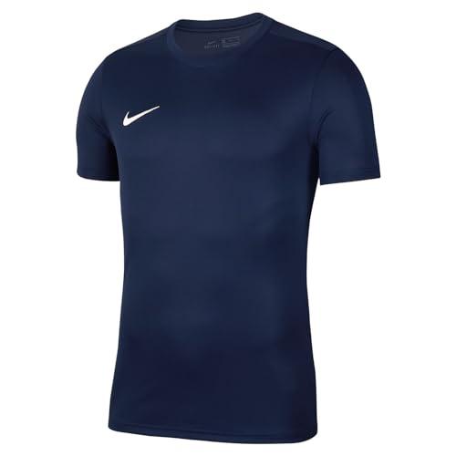 Nike M Nk Dry Park VII JSY SS, Maglietta a Maniche Corte Uomo, Blu (Midnight Navy/White), L