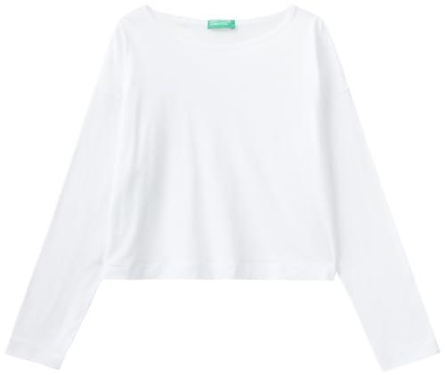 United Colors of Benetton T-Shirt Donna Bianco Ottico