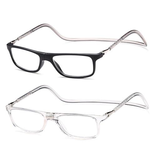 NEW VISION 2 Pack Occhiali Da Lettura con Calamita