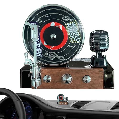 Diffusore Aromaterapia Auto Solare Record Player Retrò