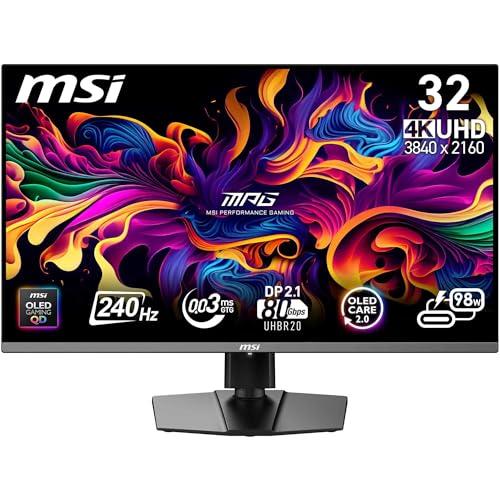 MSI MPG 322URX QD-OLED - Monitor Gaming 4K UHD 31,5